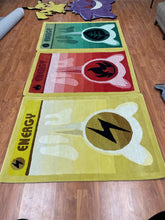 Load image into Gallery viewer, Pokemon - Lightning Energy Rug - 3.5ft x 5ft