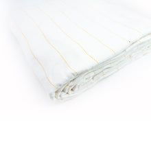 Load image into Gallery viewer, Primary White Rug Fabric Monk Cloth with lines
