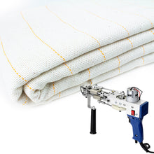 Load image into Gallery viewer, Primary White Rug Fabric Monk Cloth with lines
